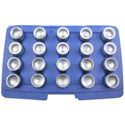 CYH-VAG-PORSHE-20<BR>20PCS SPECIAL WHEEL NUT SOCKET SET