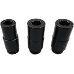 CYH-CBS403<BR>DEEP COUNTER-WEIGHTED CRANK BOLT SOCKET SET( Deep counter-weighted sockets to add more torque to break loose stubborn crank bolts specificl)