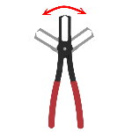 AT-226F<br><FONT COLOR=FF0000>ADJUSTABLE</FONT> PLASTIC SNAP PLIER